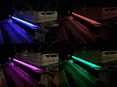 Auto Parts And Accessories Boat Parts Marine Boat Pontoon Led Prominence Versicolor Rgb Red Green