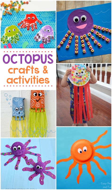 16 FUN OCTOPUS CRAFTS & ACTIVITIES - Kids Activities