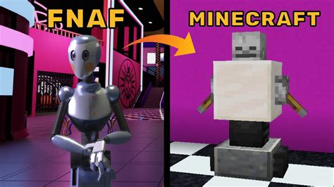 How To Build A Staff From Fnaf Security Breach In Minecraft Java