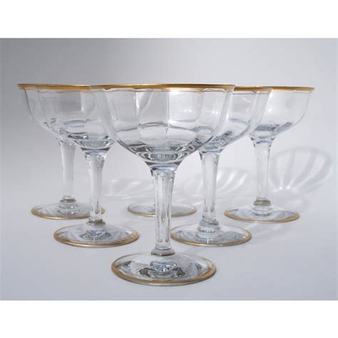 Coupe Champagne Glasses Set Of 6 Chairish