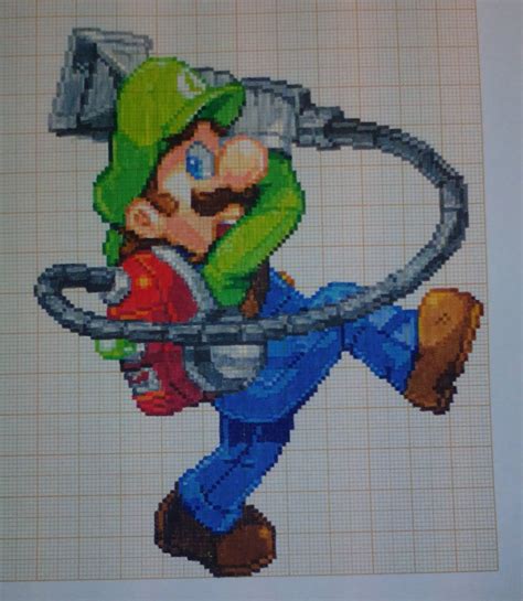 Pixel Art Super Smash Bros Luigi By Paintpixelart On Deviantart