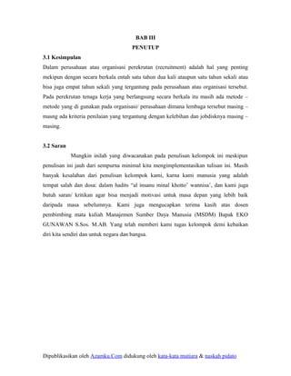 Contoh kesimpulan-dan-saran-makalah | PDF