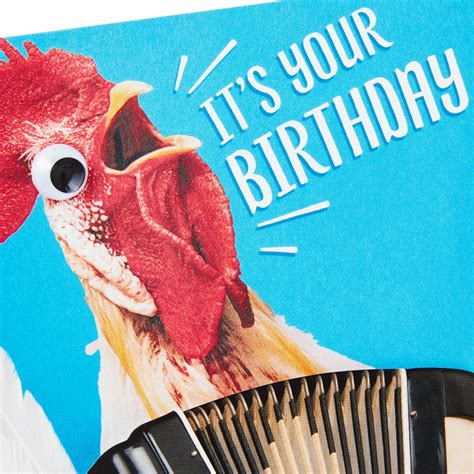 Chicken Dance Funny Musical Birthday Card With Motion Greeting Cards