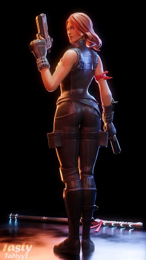17 Black Widow Outfit Fortnite Wallpapers On