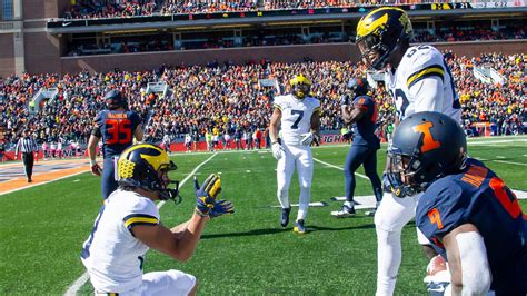 Michigan Football Grades Too Many Lapses In Win Vs Illinois