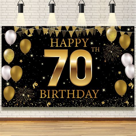 80th Birthday Banner 80th Birthday Party Decorations Happy 80th