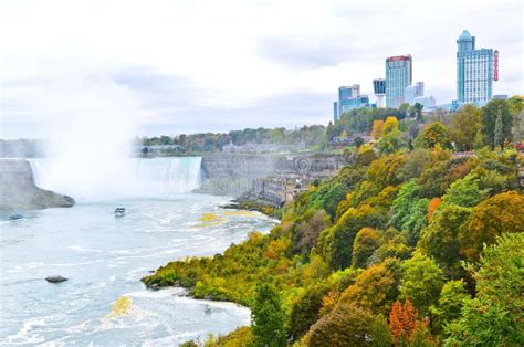 Niagara Falls In Autumn Editorial Image Image Of Autumn 60655005