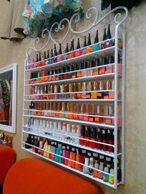 Check spelling or type a new query. 2018 Wrought Iron Nail Polish Display Shelf Nail Salons ...