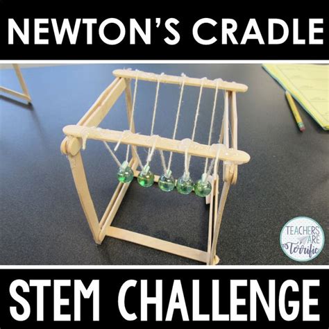 But why are the balls in the middle so calm? STEM Challenge Newton's Cradle - featuring Newton's 3rd ...