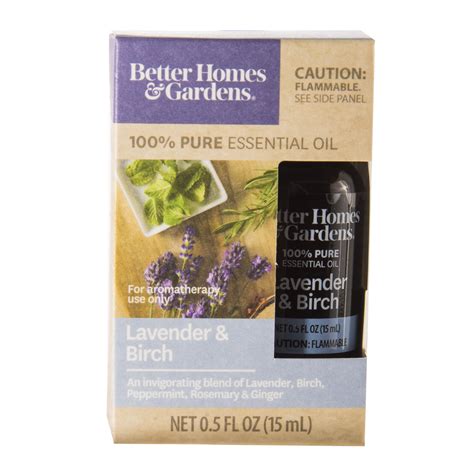 Edens garden is one of the largest and most established essential oils brands, and is known for its high quality and wide range of products available. Better Homes & Gardens 15 mL 100% Pure Lavender & Birch ...
