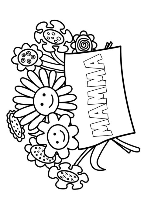 Disegno Da Colorare Festa Della Mamma 2 Colouring Coloring Pages 8