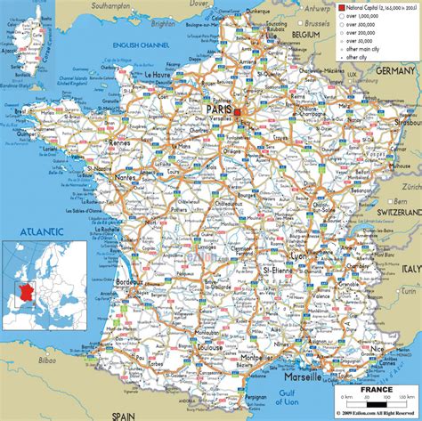 France Maps Printable Maps Of France For Download With Regard To