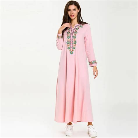 Vestido Muçulmano Abaya Ramadã Hijab Vestido Abayas Para Mulheres Turquia Qatar Caftan Marocain