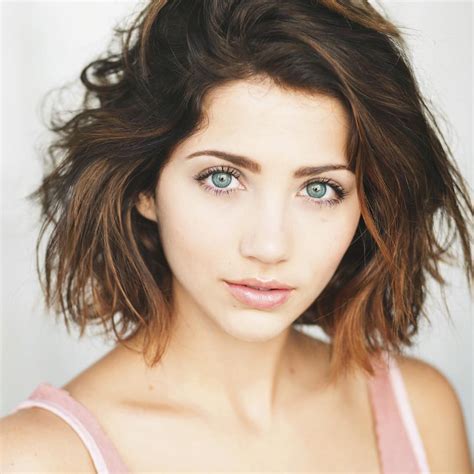 Blue Eyes Women Short Hair Portrait Emily Rudd Face Brunette Hd