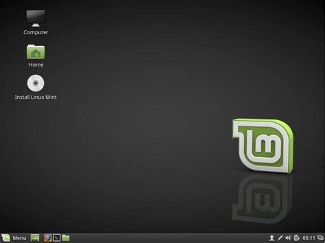It logs you in automatically as a user called mint and shows you a desktop with the installer on it: How To Install Linux Mint 18 From a USB Flash Drive