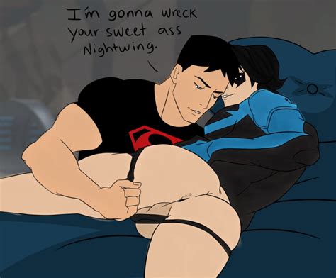 Rule 34 Batman Series Conner Kent Dc Dcau Dick Grayson Male Only Nightwing Yaoi Young