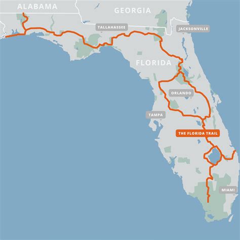 Florida Trail Hiking Guide Guthook Guides Florida Trail