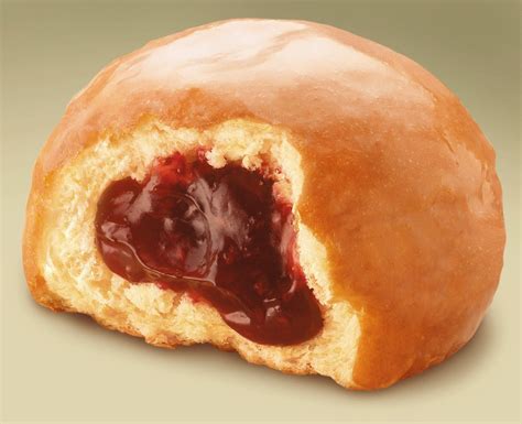 Krispy Kreme Glazed Raspberry Filled Doughnut Food Yummy Donut Recipes