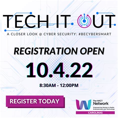 Tech It Out Welcome To Wict Carolinas