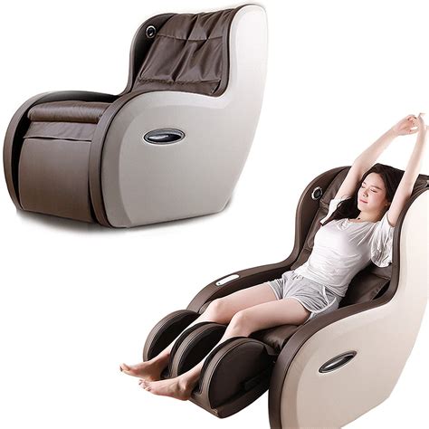 2 In 1 Shiatsu Roller Pu Leather Full Body Massage Recliner Chair Back Lumbar Feet With