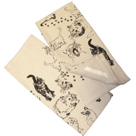 Cat Towels Kritters In The Mailbox Cat Towel For Kitchen Bath Or Beach