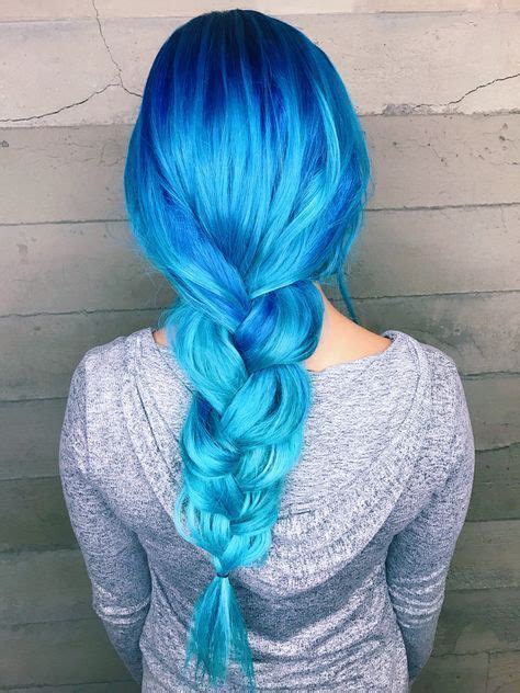 Aqua Hair Color On Tips Warehouse Of Ideas