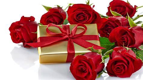 Flowers red valentine gift nature flowers day valentines rose. Roses Romantic Love Gift Bow Nature Flowers Hd Wallpaper ...