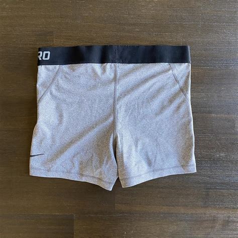 Grey Nike Pro Shorts Perfect For The Gym Or Depop