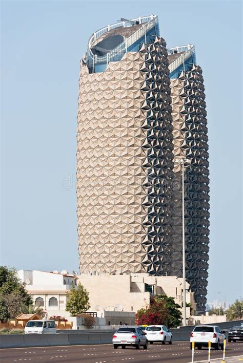 View Of The Al Bahr Towers In Abu Dhabi Editorial Image Image Of Blue