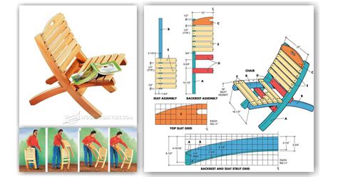 There are 2 parts, outside and inside. Folding Patio Chair Plans • WoodArchivist