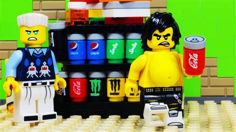 Lego Ninjago Hunted Fat Ninja Beach Soda Prank Fail Youtube