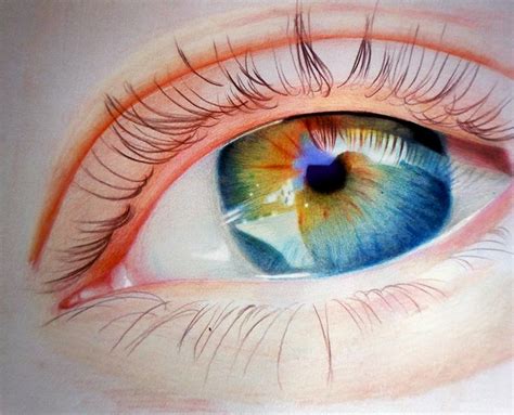 Eye Colored Pencils By F A D I L On Deviantart Eye Drawing Color