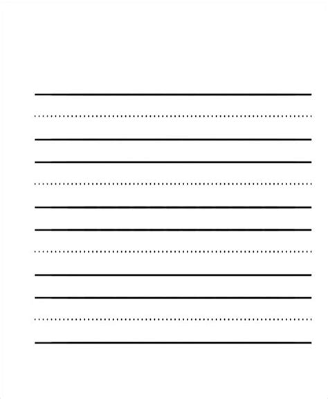 Dotted Lined Paper For Kids World Of Label Pertaining To 14 Lined
