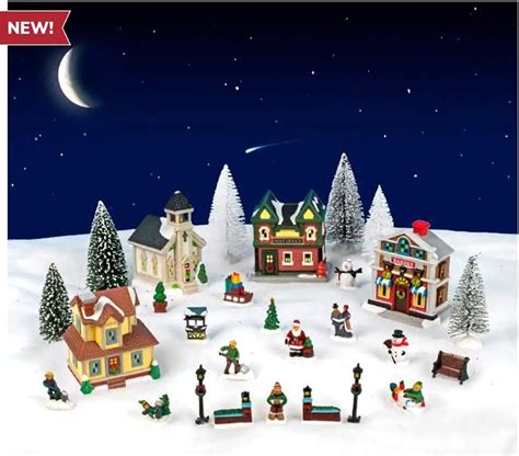 Cobblestone Corners Miniature Christmas Village Complete 2019 Set 28