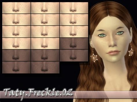 The Sims Resource Freckle 02 By Taty • Sims 4 Downloads