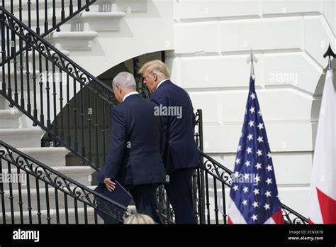United States President Donald J Trump And Prime Minister Benjamin