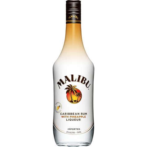 Malibu Pineapple Flavored Rum 42 750 Ml Wine Online Delivery