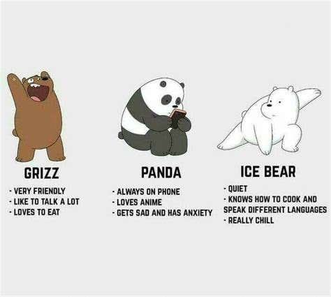 Pin By Aspasia On Relatable Facts Ice Bear We Bare Bears We Bare