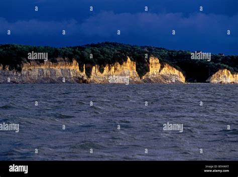 Chalkstone Cliffs Lewis And Clark Lake Missouri River Lewis And