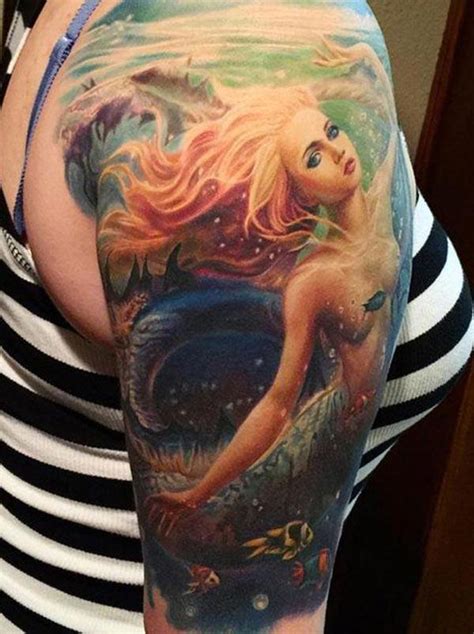 Best 24 Mermaid Tattoos Design Idea For Girls Tattoos Ideas
