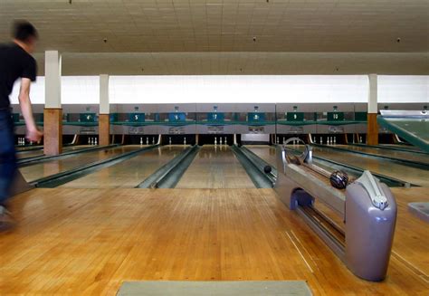 The number of lanes inside a bowling alley is variable. Retro Toronto bowling alley is up for grabs