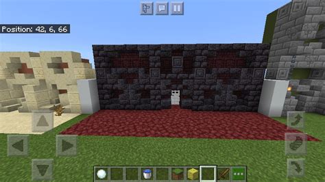 Blackstone Wall Design Minecraft To Decoration
