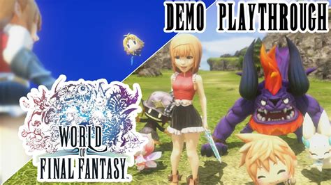 Lets Play World Of Final Fantasy Demo Youtube