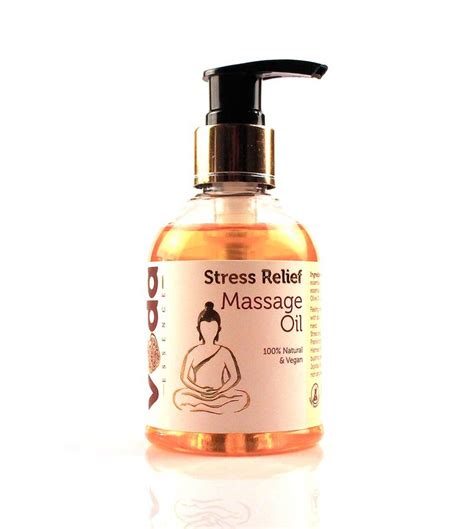 Stress Relief Massage Natural And Pure Oil Veda Essence 1744399