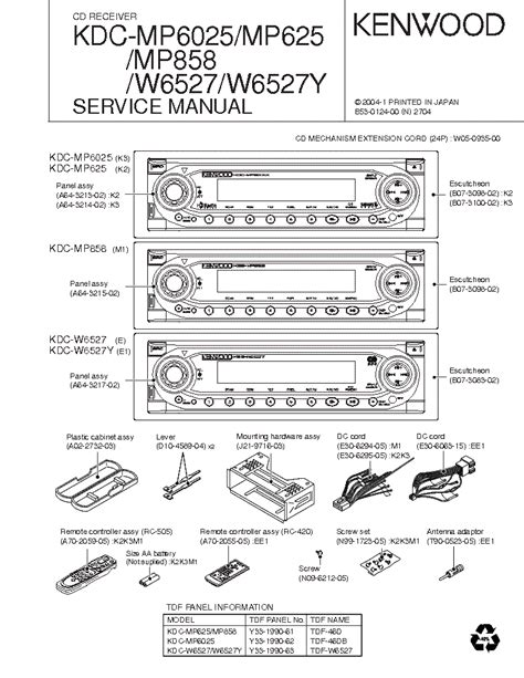 Note that any kenwood disc changers/ cd players released in 1997 or earlier and disc changers made by other makers cannot be connected to this unit. Kenwood Kdc 2019 Wiring Diagram