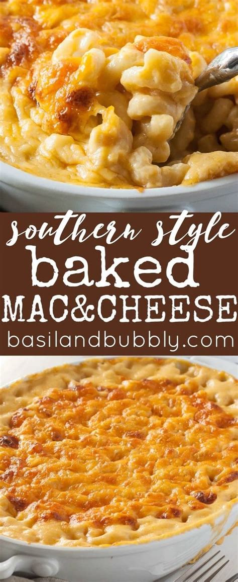 Who doesn't love mac and cheese? Perfect Southern Baked Macaroni And Cheese Recipes - Home Inspiration and DIY Crafts Ideas
