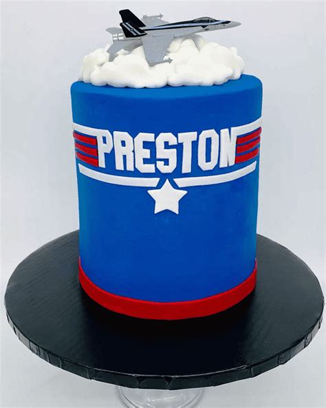 Top Gun Birthday Cake Ideas Images Pictures