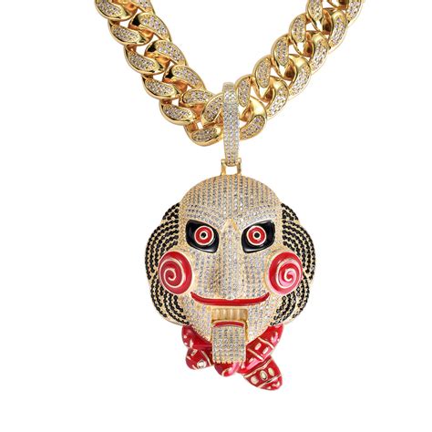 Wholesale Iced Out Pendant Luxury Designer Necklace Hip Hop Jewelry