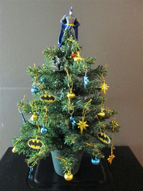 If your friend is renting and you're unsure if they're permitted to install hanging solutions, you can decide on a winter decoration ideas after christmas. Mini batman tree on google search!!!!! | Mini christmas ...