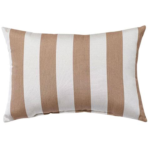 home decorators collection sunbrella maxim heather beige standard outdoor lumbar pillow